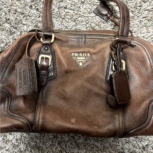 Prada deerskin bag